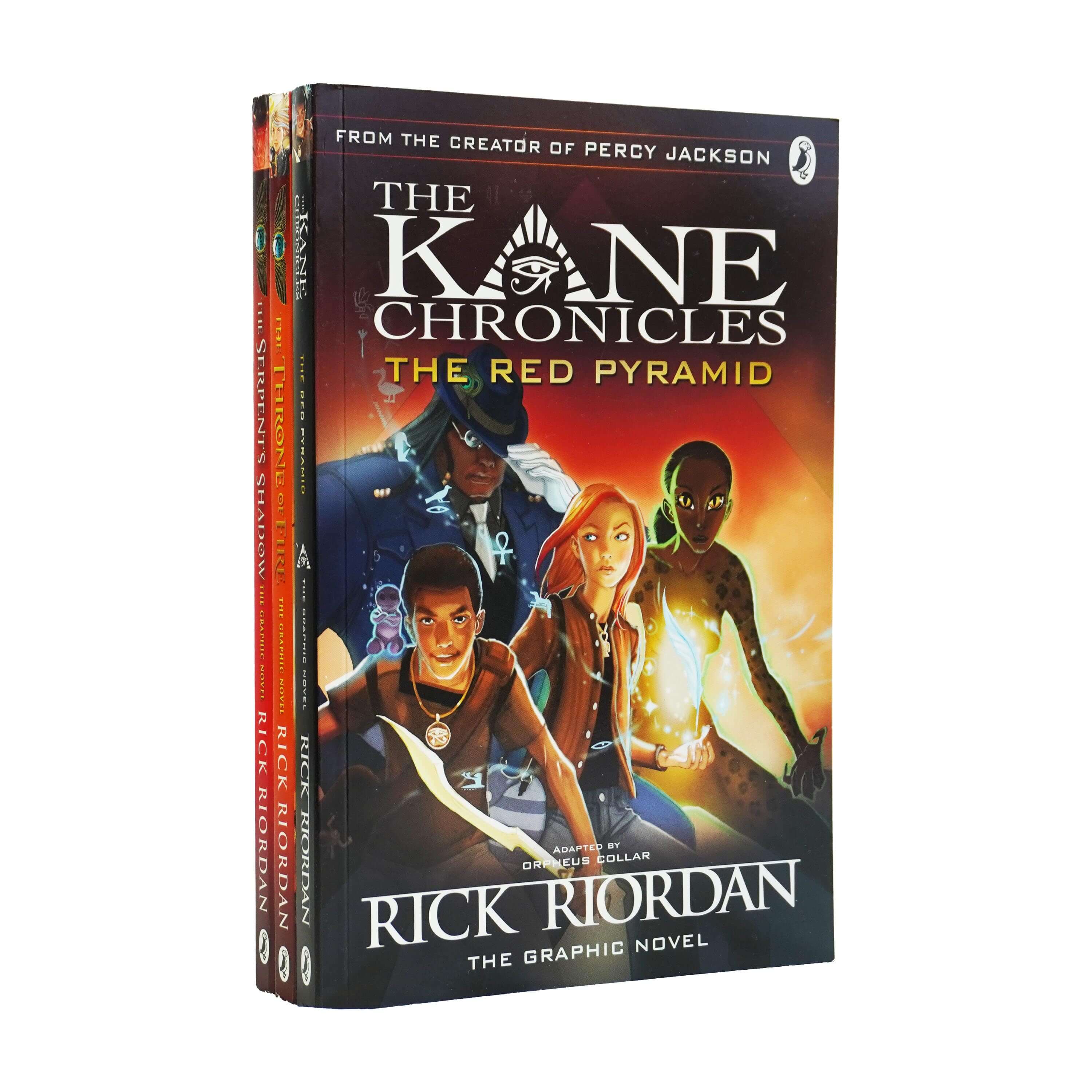 The Kane Chronicles Graphic Novels By Rick Riordan 3 Books Collection Set