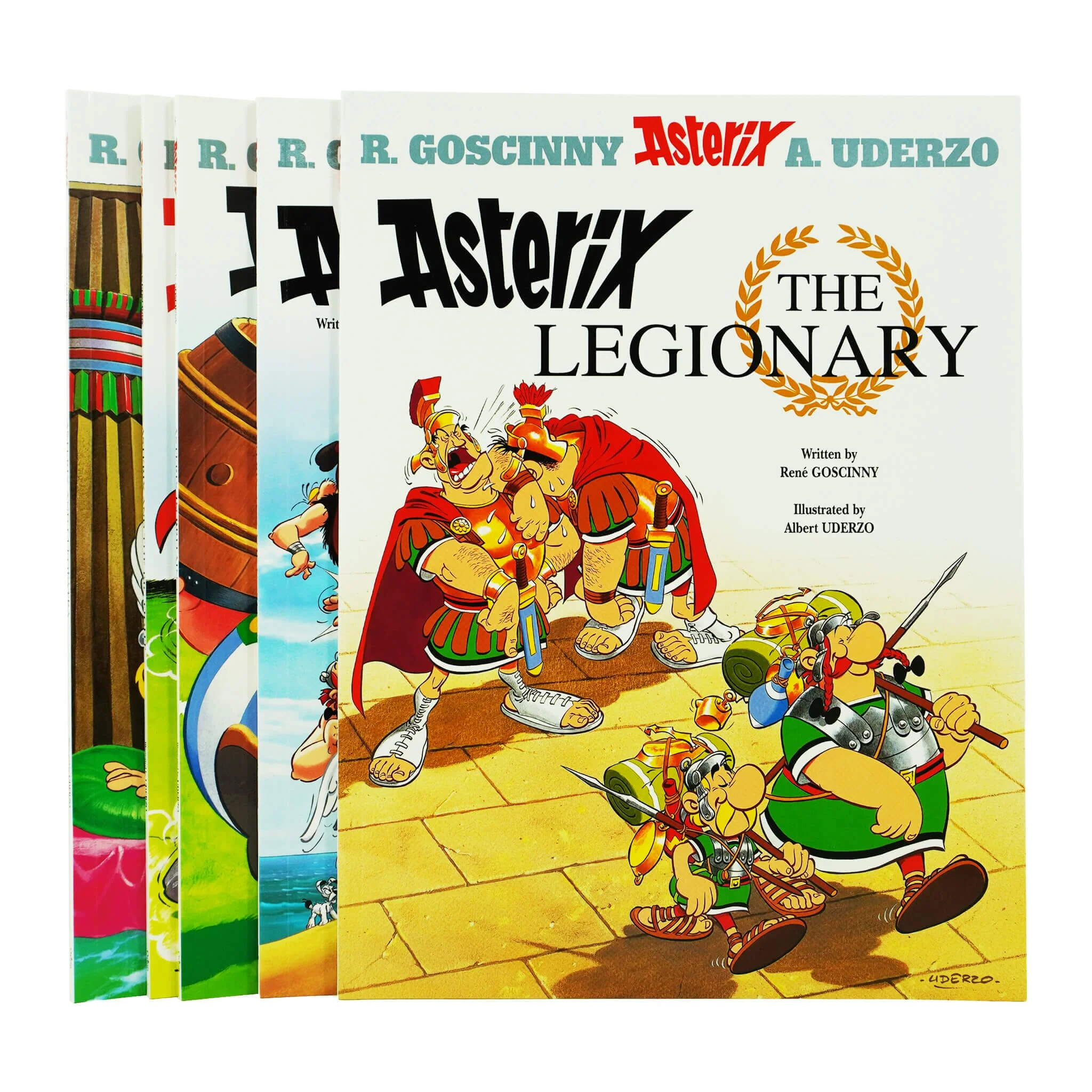  Asterix Series 2 (Book 6-10) by Goscinny & Uderzo: 5 Books Collection Set