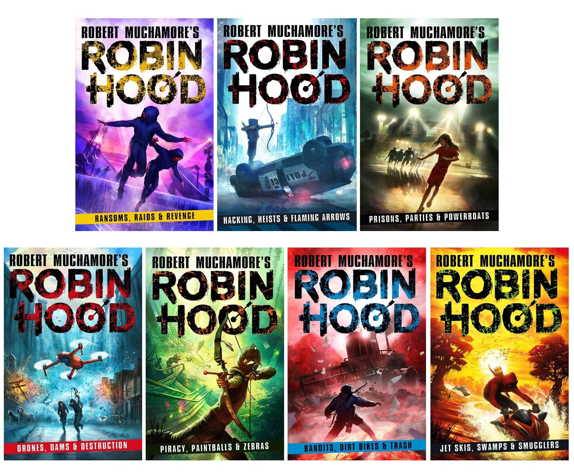 Robin Hood Series by Robert Muchamore 7 Books Collection Set