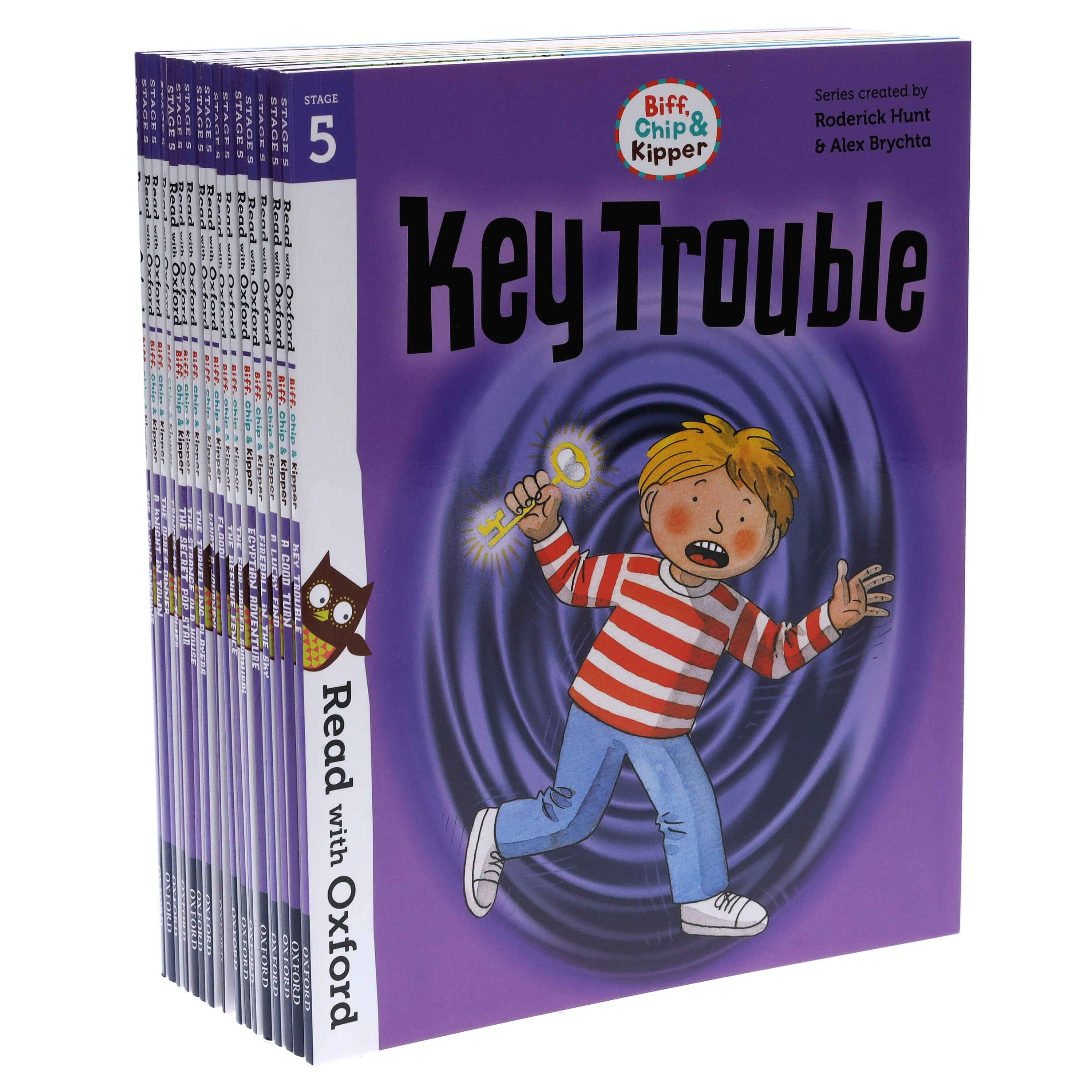 Biff, Chip and Kipper: Read with Oxford Stage 5 16 Books Collection Set by Roderick Hunt