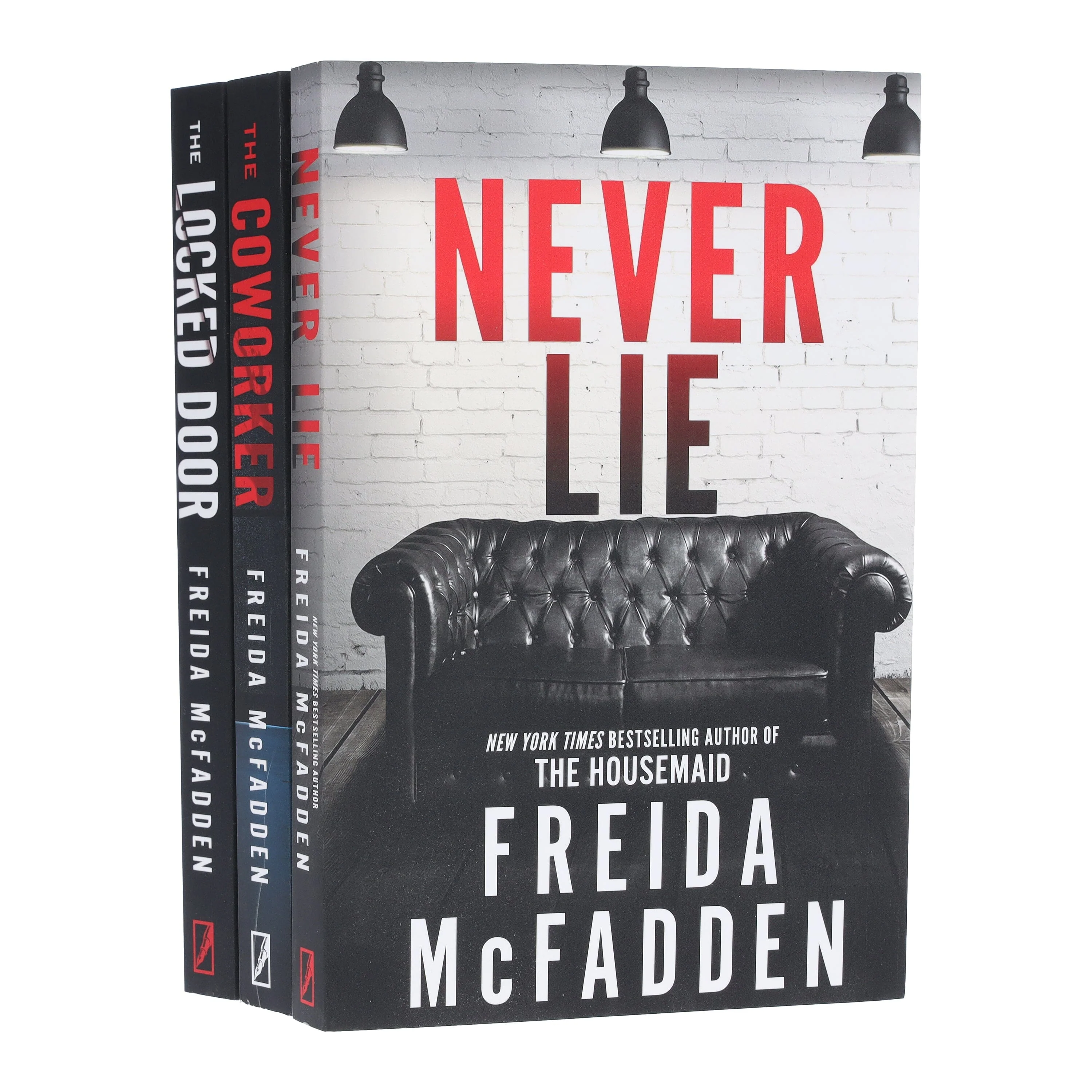Freida McFadden Collection (The Coworker, The Locked Door & Never Lie) 3 Books Set By Freida McFadden