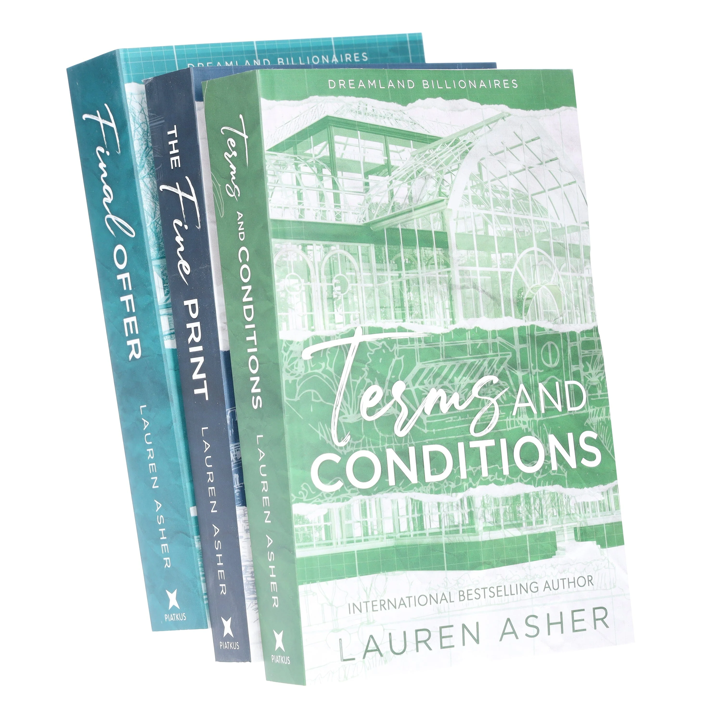 Dreamland Billionaires Series by Lauren Asher 3 Books Collection Set
