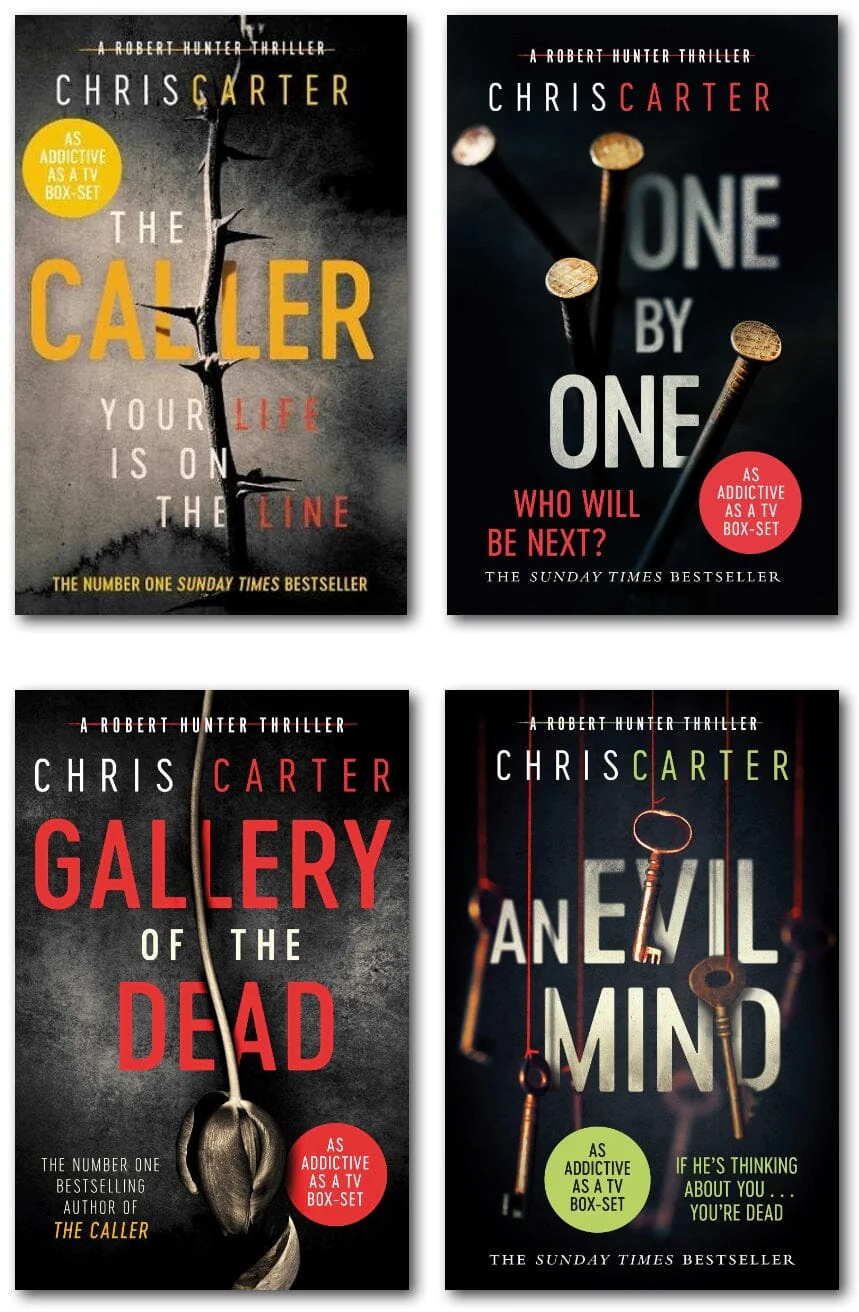 Robert Hunter Series by Chris Carter 4 Books Collection Set