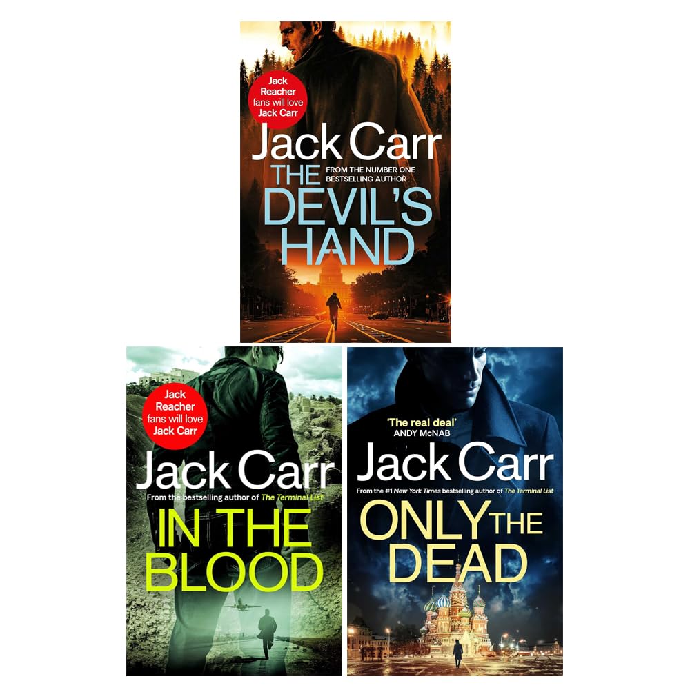 Jack Carr James Reece Series 3 books Collection Set By Jack Carr