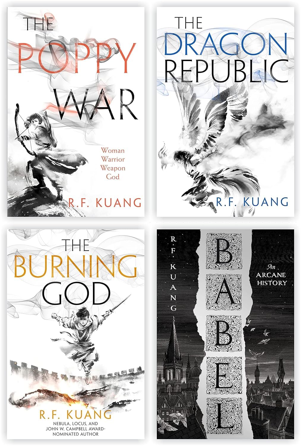 The Poppy War 4 Books Collection Set By R.F. Kuang 