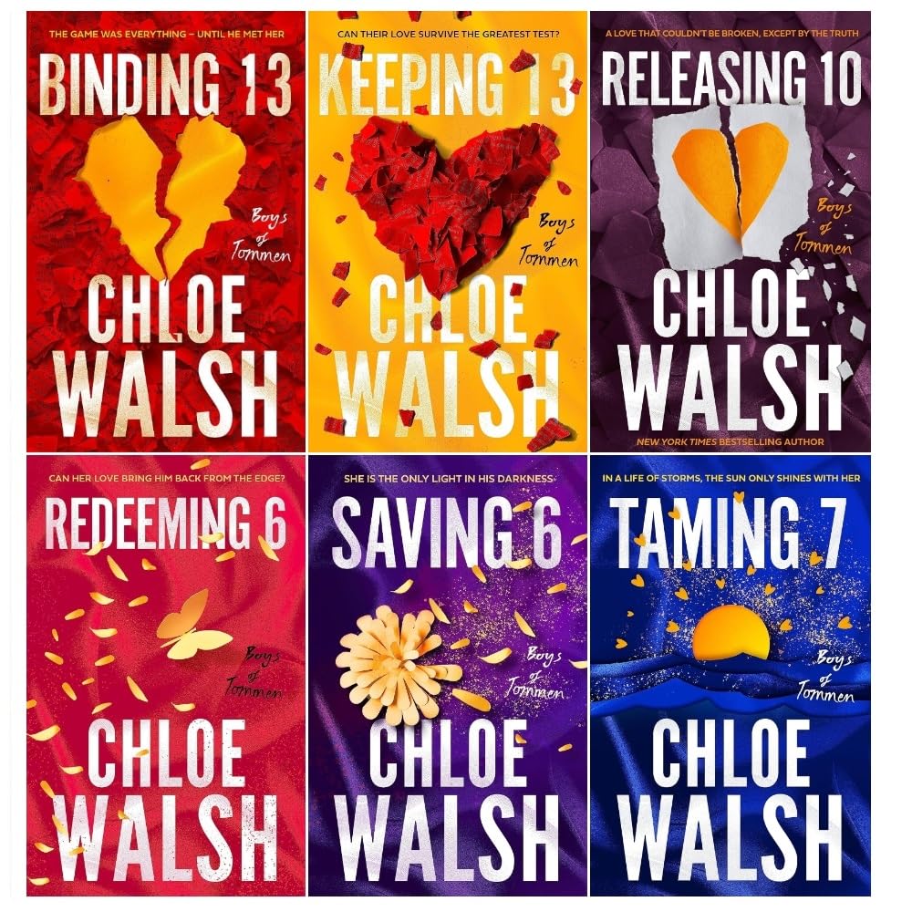Boys of Tommen Series 6 Books Collection Set By Chloe Walsh