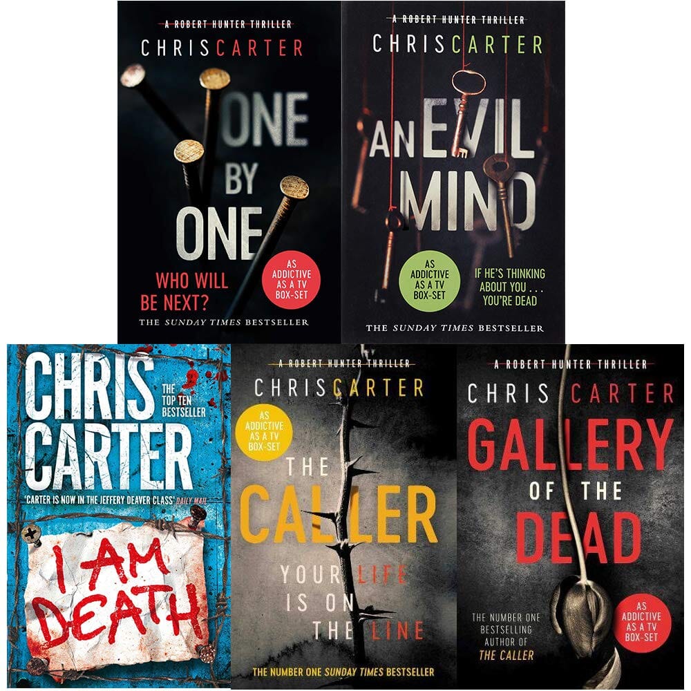 Robert Hunter Series by Chris Carter 5 Books Collection Set