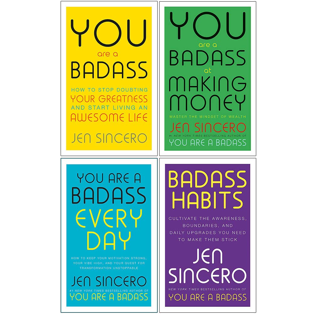 You Are a Badass Series 4 Books Collection Set by Jen Sincero