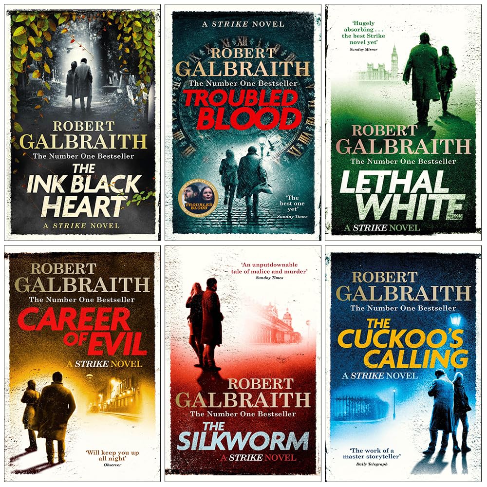 Cormoran Strike Series 1-6 Books Collection Set By Robert Galbraith