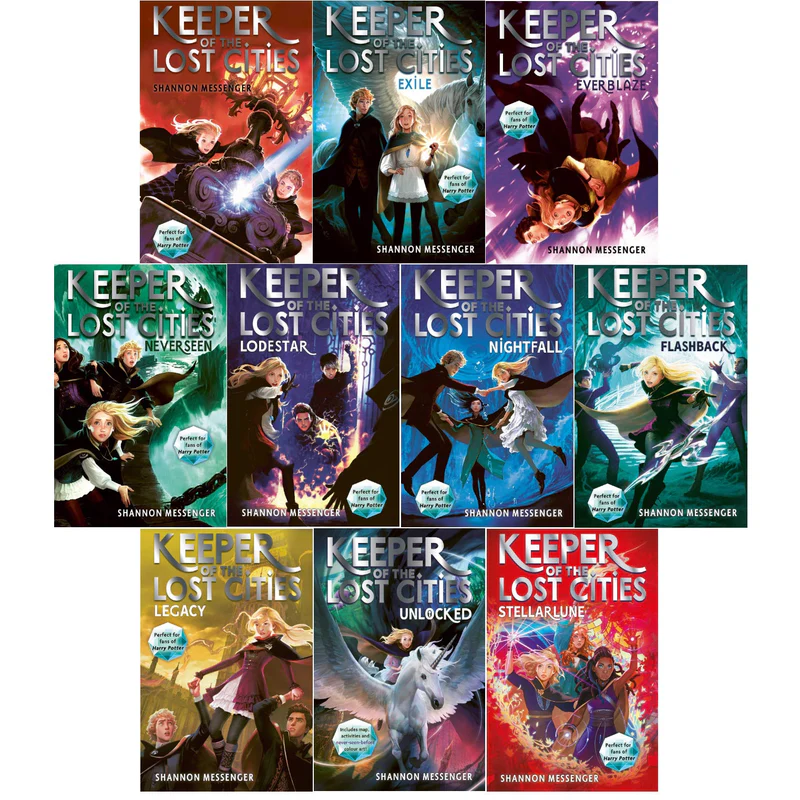 Keeper of the Lost Cities Series Volume 1 - 10 Collection Books Set by Shannon Messenger 