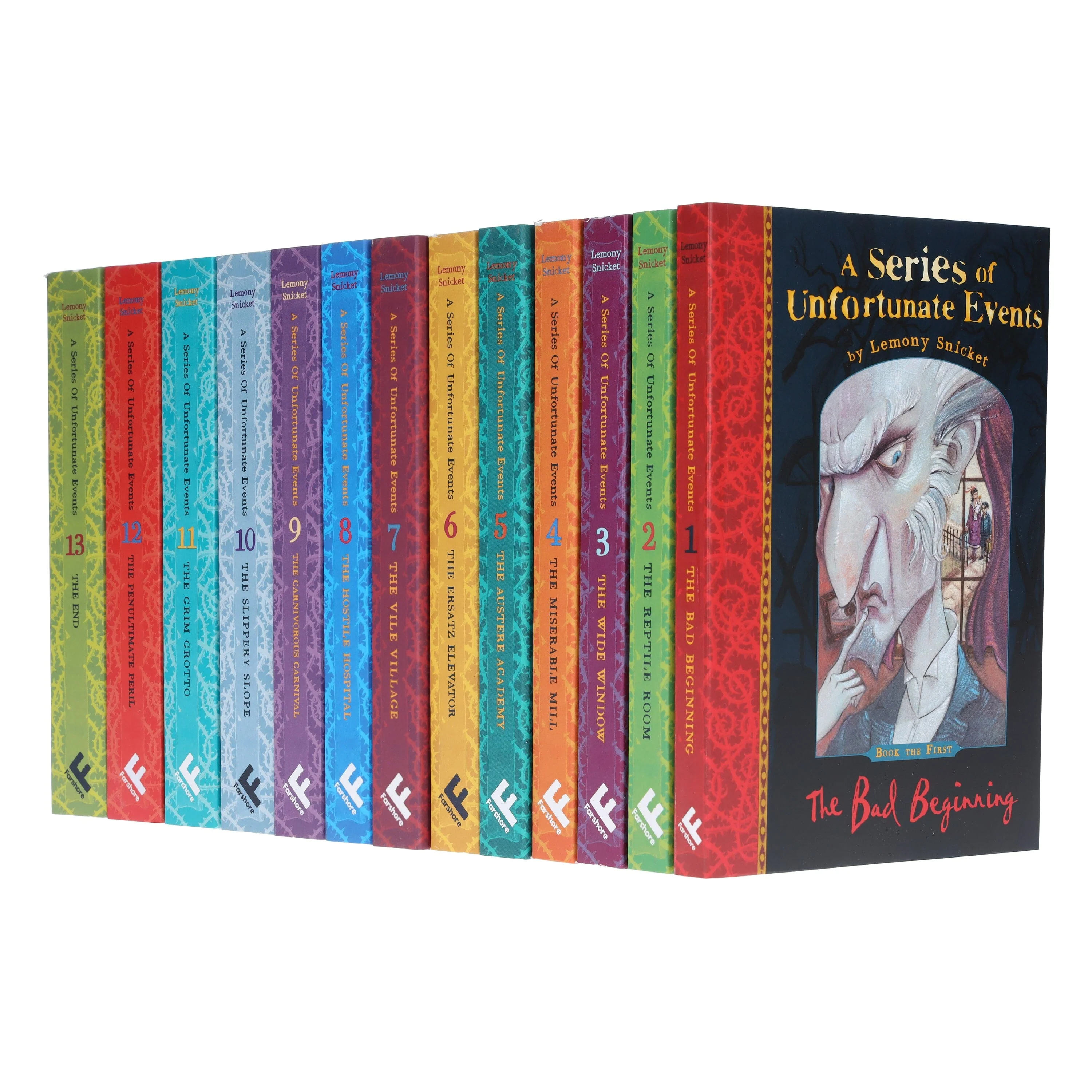 A Series of Unfortunate Events By Lemony Snicket 13 Books Collection Set