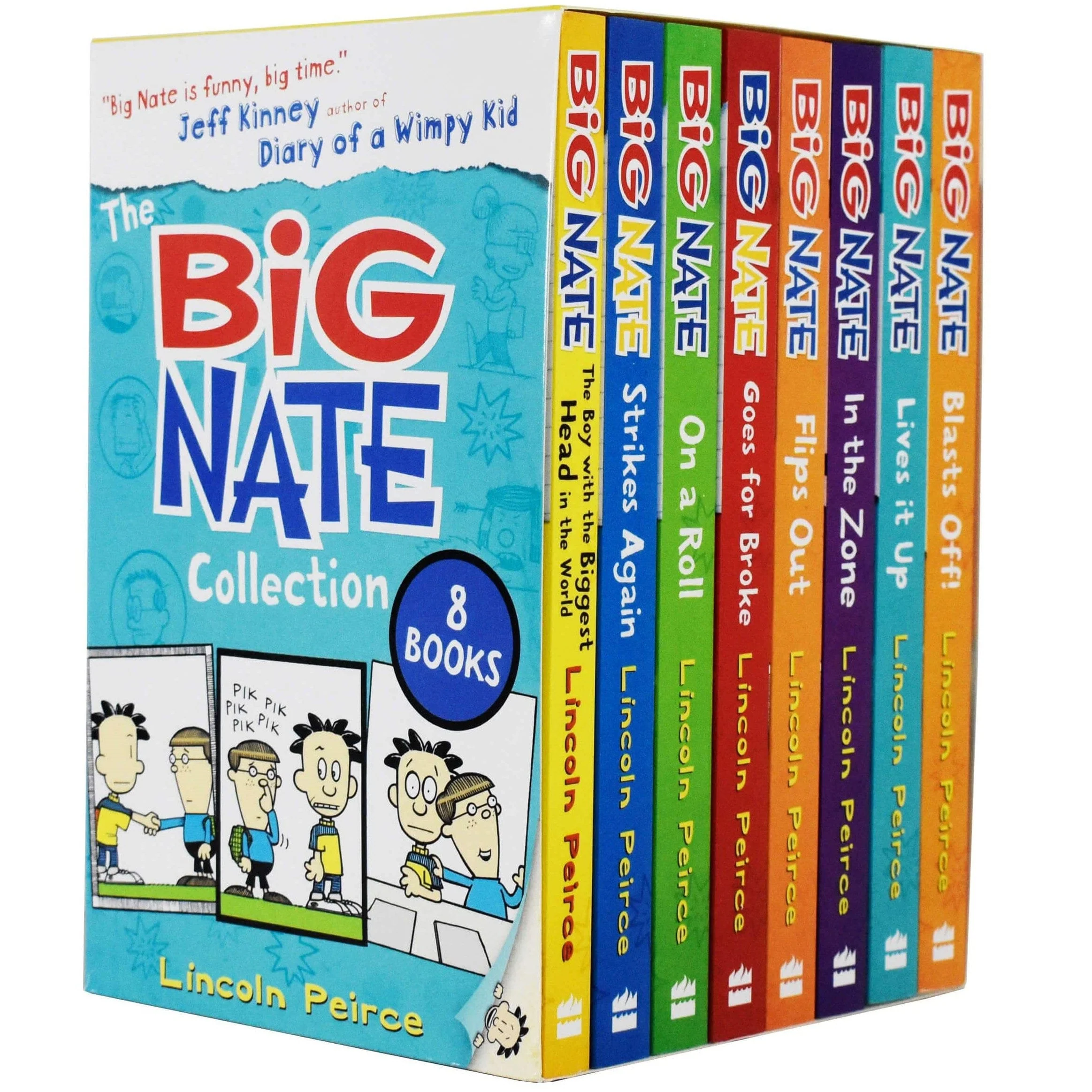 The Big Nate Collection Series by Lincoln Peirce 8 Books Box Set 