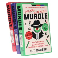 Murdle Puzzle Series By G.T Karber 3 Books Collection Set