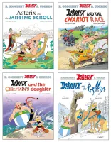 Asterix Series 8 (Book 36-39) Set by Goscinny & Uderzo: 4 Books Collection Set